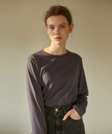 19W WARM BASIC T-SHIRTS (DEEP PURPLE)