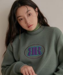 RR EMBROIDER KNIT MINT
