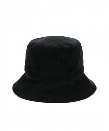 PL CORDUROY BUCKET HAT (black)