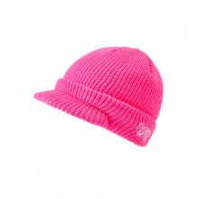 VISOR KNIT BEANIE PINK