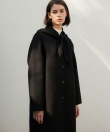 Handmade Hood Coat - Black
