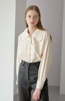 scallop collar shirt