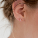 리엔느와르(leeENoir) Pearl Stick Earring (2color)