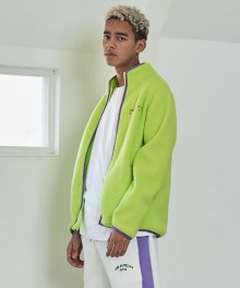 EVIDENT FLEECE FULL ZIP_LIME