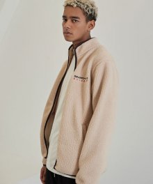 EVIDENT FLEECE FULL ZIP_BEIGE