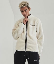 EVIDENT FLEECE FULL ZIP_IVORY