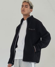 EVIDENT FLEECE FULL ZIP_BLACK