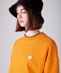 에스에스큐알(SSQR) Unisex Embroidered Sweatshirt ACC_02_ORANGE_MEDIUM