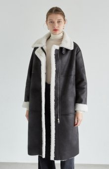 vegan shearling coat