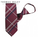 토마스 베일리(THOMAS VAILEY) 자동/지퍼넥타이-조엘 와인 7.5cm