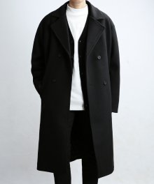 ALRAY.WOOL OVER COAT (Black)