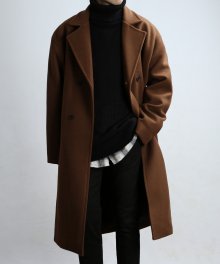 ALRAY.WOOL OVER COAT (Kan Brown)