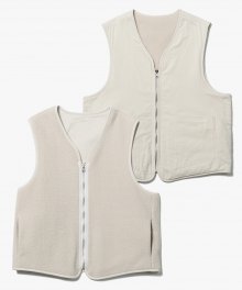 Reversible Dumble Vest [Ivory]
