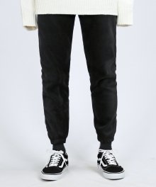 VELOUR FLEECE JOGGER (BLACK)