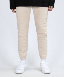 VELOUR FLEECE JOGGER (SAND BEIGE)