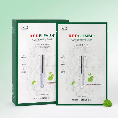 닥터지() 레드 블레미쉬 쿨 수딩 마스크 10P 상품 이미지