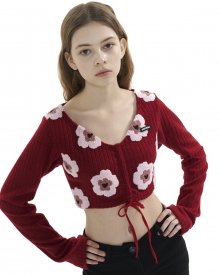 Bubble flower crop string_red