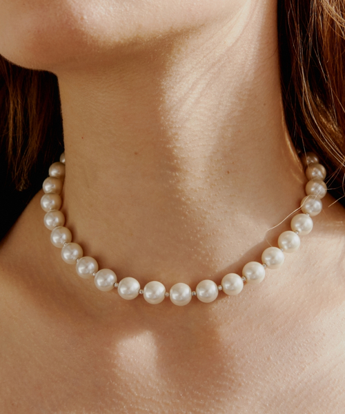 ネックレス・ペンダント LOVE ME MONSTER Hematite Pearl Choker L193MNK040 LOVE ME MONSTER(ラブミーモンスター) ネックレス・ペンダント