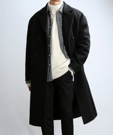 PLENTY WOOL TRENCH COAT (Black)