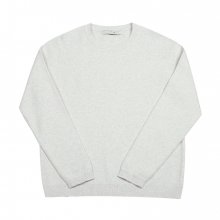 MERCERIZED COTTON CASHMERE BLENDED KNIT_COOKIES AND CREAM