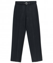 [ 19FW PT03-2 ] NAVY WOOL BELTED PANTS