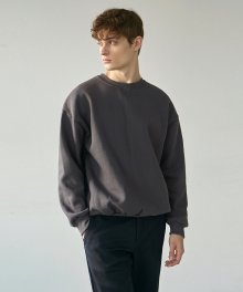 Solid Over Sweatshirt_Charcoal