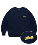 엘리오티(ELLIOTI) 20ELSP001 Basic Logo Sweatshirts_Navy