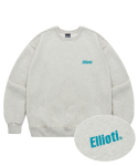 엘리오티(ELLIOTI) 20ELSP001 Basic Logo Sweatshirts_Oatmeal