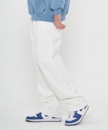 20ELSP002 Washed Wide Pants_White