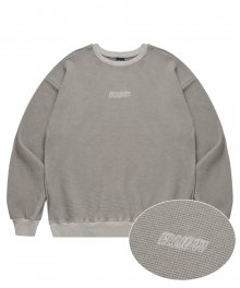 20ELSP003 Waffle Sweatshirts_Charcoal Gray