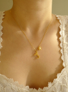 fiore initial necklace
