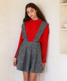 LH COLLAR TOP(RED)