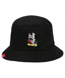 BUCKET HAT / SHADOW MICKEY MOUSE_black
