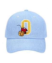 BALL CAP / BEHIND MICKEY MOUSE_light blue