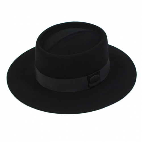 유니버셜 케미스트리 BMJ Line Wool Black Fedora 울페도라