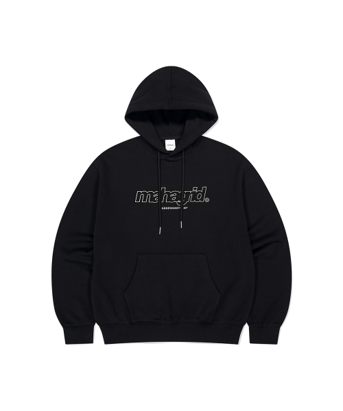 마하그리드(mahagrid) THIRD LOGO HOODIE BLACK(MG2BSMM430A)