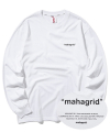 POINT LOGO LS TEE WHITE(MG2ASMT551A)