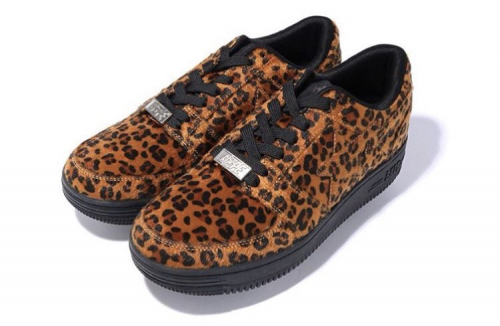 bape leopard shoes