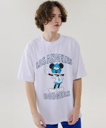 MLB X DISNEY 오버핏 티셔츠 (WHITE)