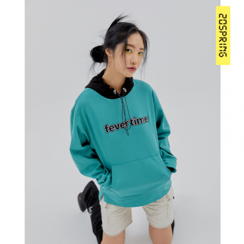 피버타임(FEVERTIME) 20 투톤후드 MINT - 사이즈 & 후기 | 무신사