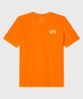 리플렉티브 스몰 로고 반팔 티셔츠 Emergency Orange