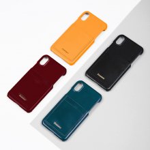 LEATHER iPHONE XR CARD CASE (4COLOR)