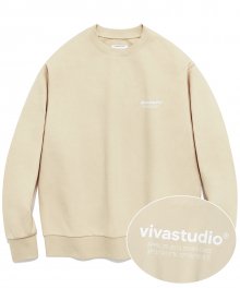 LOCATION CREWNECK JS [BEIGE]