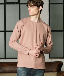 LAYERED SLEEVE T(PINK)