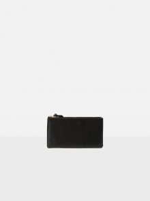 Square large zip wallet Black Ople