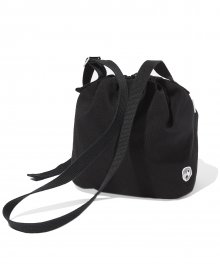 KANCO CANVAS CROSS BASKET BAG black