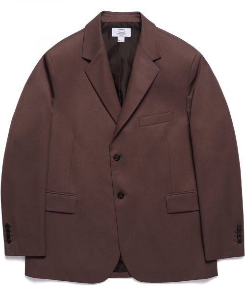 OVERSIZE SINGLE BLAZER (COCOA)