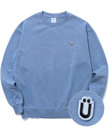 LOGO WAPPEN PIGMENT SWEATSHIRTS_BLUE(IK2ASMM470A)