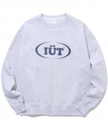 OVAL LOGO SWEATSHIRTS_GREY(IK2ASMM471A)