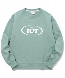 OVAL LOGO SWEATSHIRTS_GREEN(IK2ASMM471A)